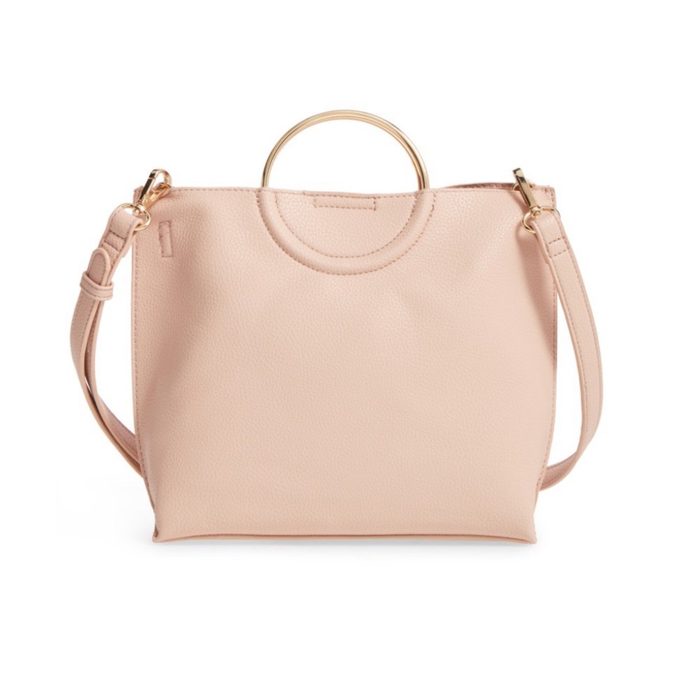 NWOT BP. Faux Leather Crossbody Bag Color Blush